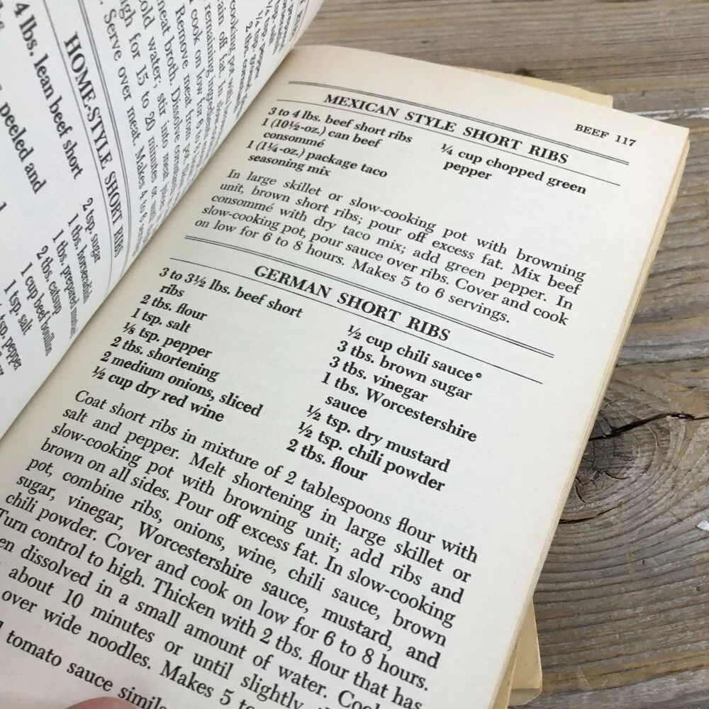 Vintage Cookbook Trio: Crockery Cookery Better Homes Home Canning Betty Crockers